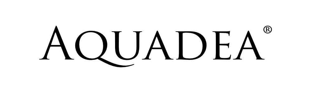 Aquadea Logo   schwarz weisse umrandung
