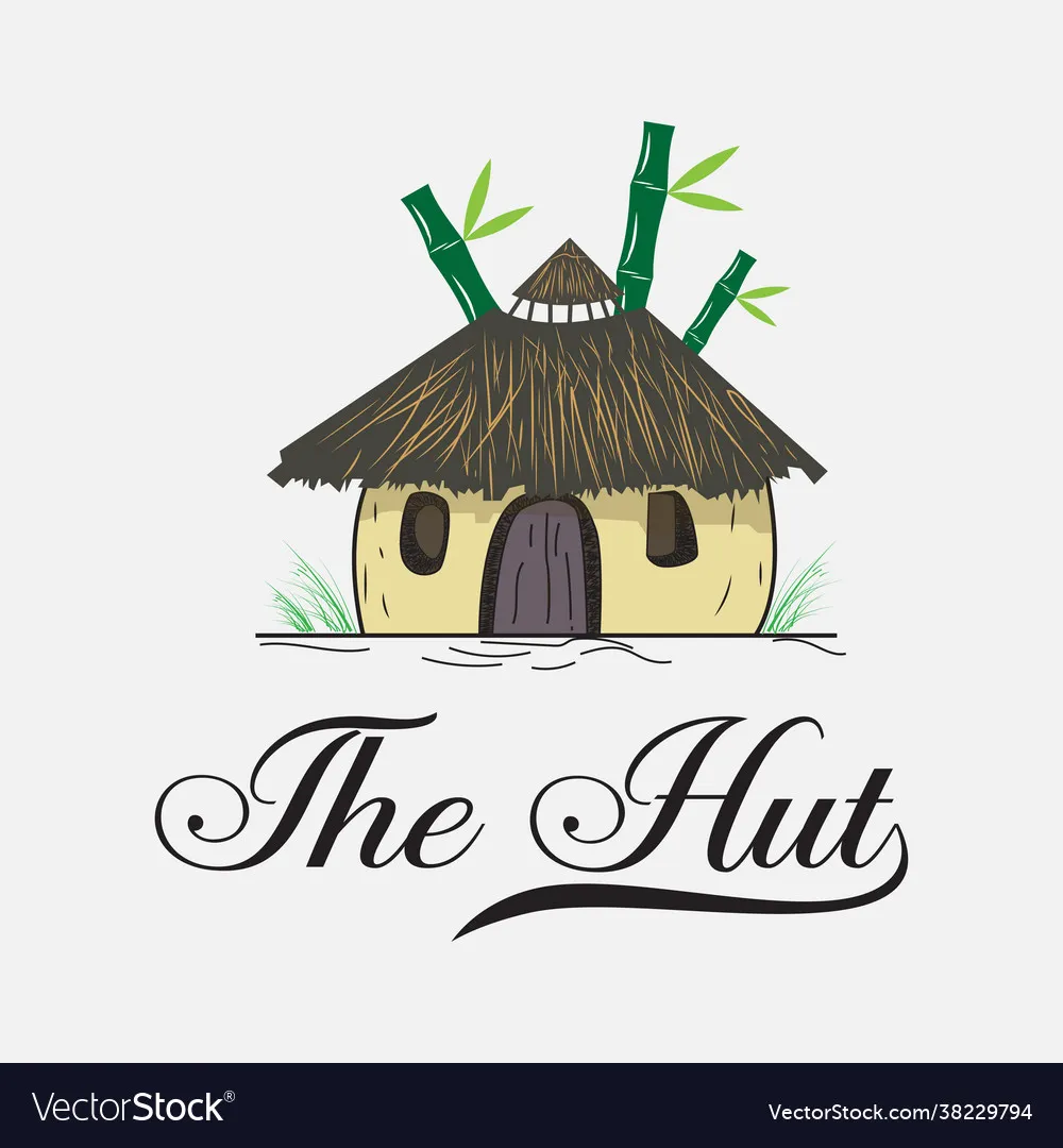 hut logo template bamboo house vector 38229794